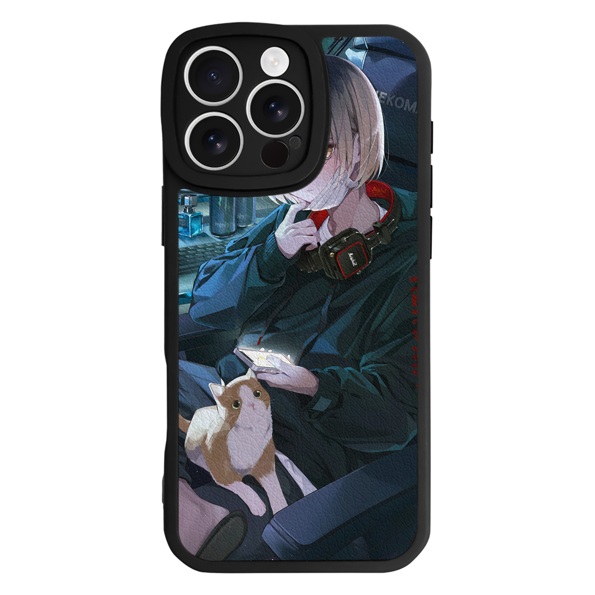 （画像用） ハイキュー!! Haikyu!! 【iPhone 16シリーズ対応】シリコンスマホケース（レザー調） 材質：シリコン